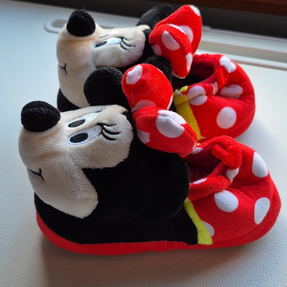 Toddler Girls Minnie Mouse Slippers